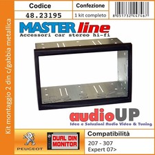 MASCHERINA AUTORADIO 2 DIN KIT