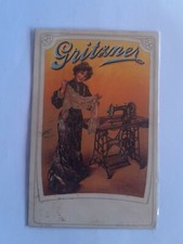 CARTOLINA PUBBLICITARIA GRITZNER MACCHINA DA CUCIRE .Originale. Viaggiata.