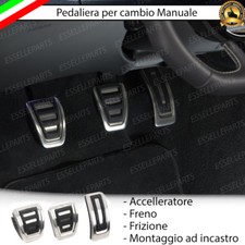 SET PEDALIERA COPRIPEDALI COPRI PEDALI PER CAMBIO MANUALE VOLKSWAGEN TAIGO