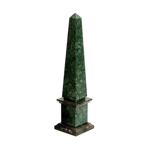 Obelisco classico marmo verde - obelisco,