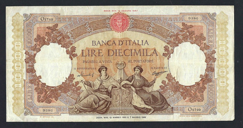 Repubblica italiana 10000 lire - italiana,