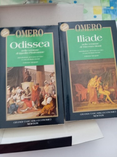 Libro odissea iliade - odissea, newton