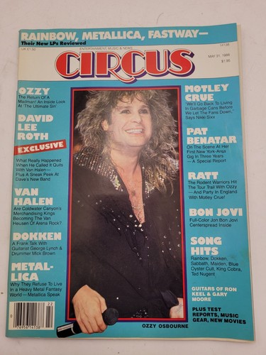 Circus magazine may 1986 - circus,