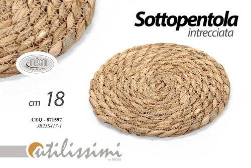 Sottopentola rotondo poggia
