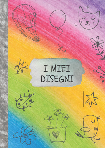 Disegno bambini blocco - blocco, a4