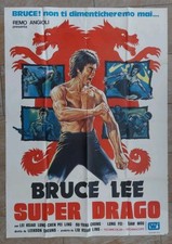 MANIFESTO CINEMA POSTER  BRUCE LEE SUPER DRAGO KUNG FU KARATE 1978 Arti Marziali
