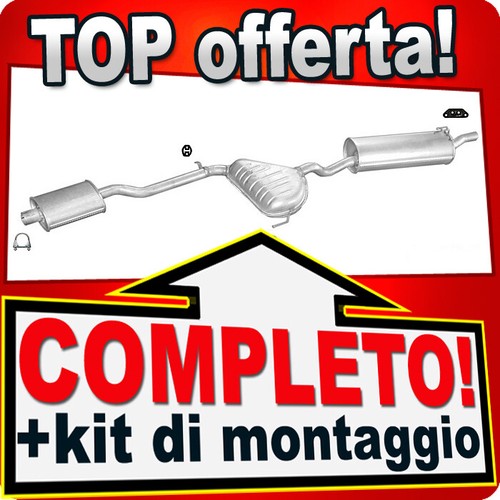 Scarico completo per alfa - per,