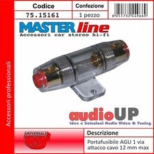 PORTAFUSIBILE 1 VIA AGU CAVO INGRESSO 10 mmq MAX - PORTA FUSIBILE PROFESSIONALE