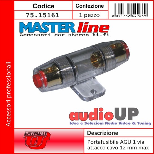 Portafusibile via agu cavo - via,