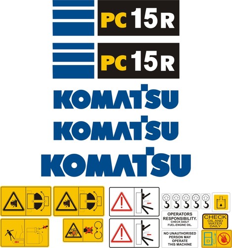 Komatsu pc15r set - set, di