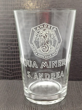 S.ANDREA ACQUA MINERALE ALCALINA BICCHIERE DA COLLEZIONE - PUBBLICITARIA VINTAGE