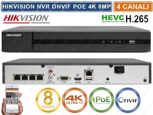 Hikvision hwn 4104mh nvr 4k - nvr,