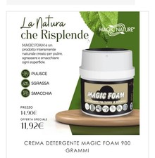 MAGIC FOAM da 900Gr. Pasta Magica!!! Detergente naturale X Qualsiasi Superficie
