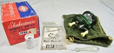 Mulinello da colata Shakespeare Direct Drive 1926 modello FK con scatola, documenti e sacchetto!