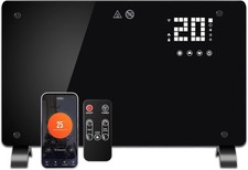 DONYER POWER 1500W Riscaldatore a Convettore, Ultrasottile da Parete o Libera Installazione