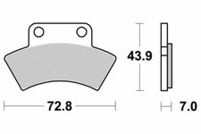 PASTIGLIE FRENO POSTERIORE