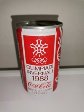 Coca Cola Lattina Olimpiadi invernali 1988 Bibita gassata ufficiale 