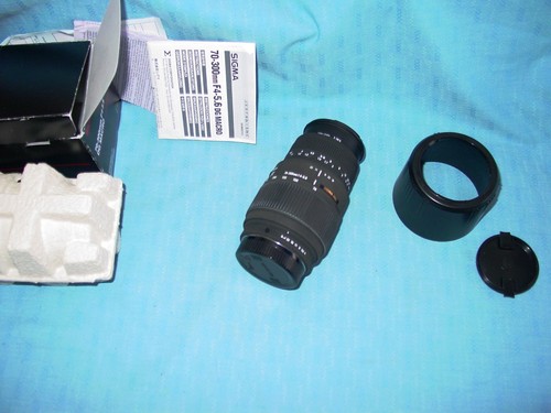 Sigma 300mm 5 - 70-300mm, 4-5.6