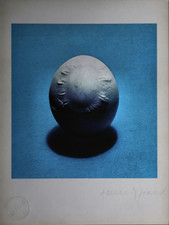 CLAUDIO PARMIGGIANI fotolitografia LA DONNA firmata (no guttuso de chirico)