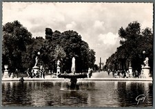 Cartolina - Paris et ses Merveilles - Le bassin rond du jardin - FG - NV