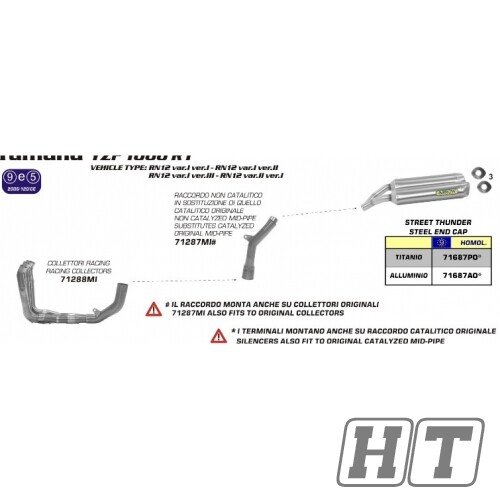 Collettore scarico racing - di,