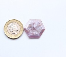 Pietra preziosa taglio a gradini zaffiro rosso lucido naturale taglio a...