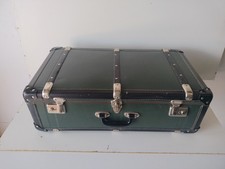 Antica VALIGIA DI CARTONE IDEALE PER BAULE AUTO-MOTO D'EPOCA -L65x37 H21 cm