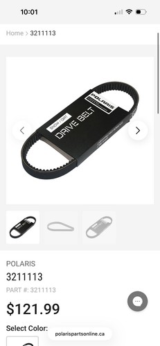 Polaris drive belt - drive, for