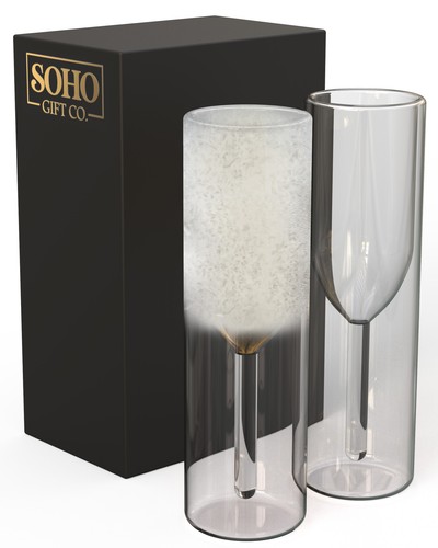 Bicchieri champagne flutes set - bicchieri,