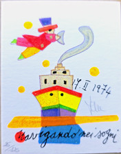 Musante serigrafia materica - serigrafia,