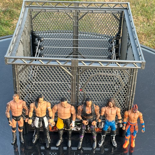 Mattel wwe wrekkin cage - mattel, &