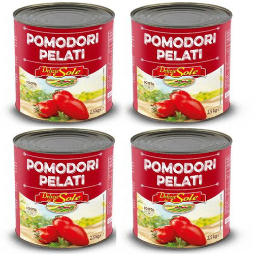 Confezioni pomodori pelati - x4,