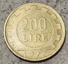 ITALY 🇮🇹 200 LIRE COIN