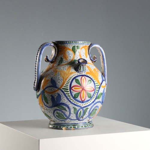Anfora antica maiolica dipinta - antica,