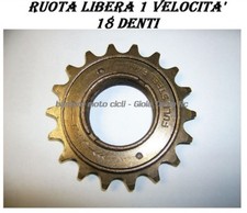 RUOTA LIBERA ROCCHETTO PIGNONE 1 VELOCITA 18 Z DENTI PIAGGIO SI CIAO BRAVO BOXER