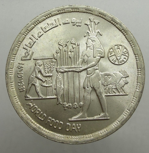 Africa egitto 1 pound 1981 - africa,