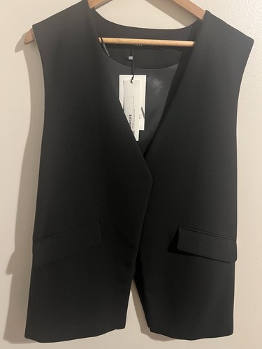 Zara gilet donna nero aperto - zara,