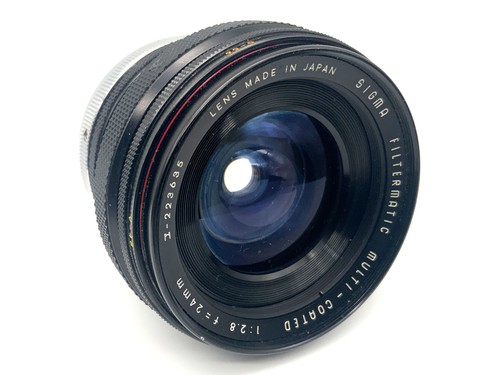 Sigma 24mm 8 obiettivo - mc, f/2.8