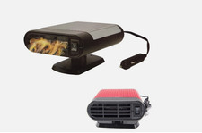 RISCALDATORE 200W TERMOVENTILATORE AUTO SCALDINO SBRINATORE 12V STUFA FURGONE 