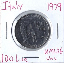 Moneta Italia 100 Lire 1979