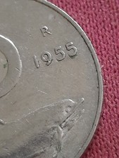 5 Lire Delfino 1955