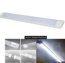 NEON LED APPLIQUE SOFFITTO PLAFONIERA SMD 60 CM 120 CM 18W 36W SUPER SLIM BARRA