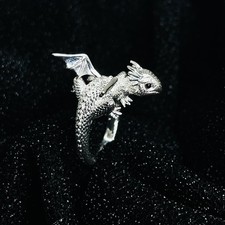 🐉 Anello Drago Regolabile