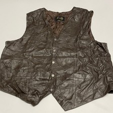 Gilet Scully pelle uomo 3XL