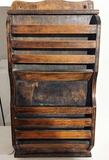 CUSTODIA PORTACHIAVI E PORTALETTERE POSTA 20X30 COLOR NOCE LAVORAZIONE ARTIGIANA