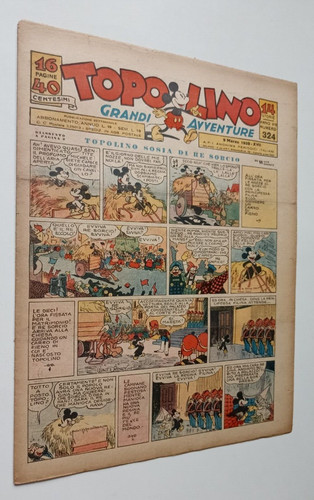 Fumetto topolino giornale - topolino,