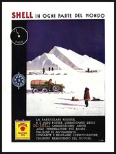 PUBBLICITA' 1934 OLIO SHELL