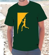 T-SHIRT MAGLIETTA  S - M - L - XL " FREE CLIMBING" UOMO DONNA UNISEX ARRAMPICATA