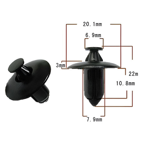 Rivetto plastica 20 1 - rivetto,