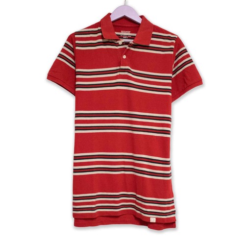 Polo woolrich rossa righe - woolrich,